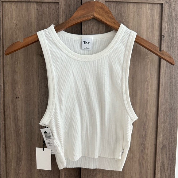 NWT ARITZIA TNA RIBBED CROPPED TANK SMALL - Picture 1 of 5